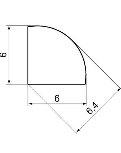 Профиль 152 для крепления стекла