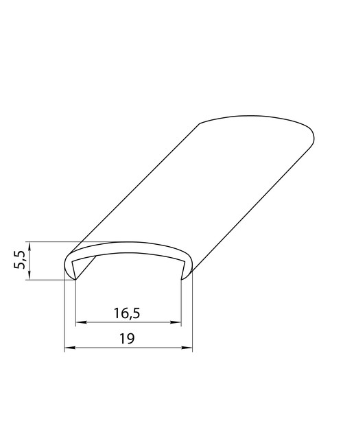 Кромочный профиль 28